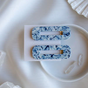 Ocean Tortoise Duo - Hair Slides